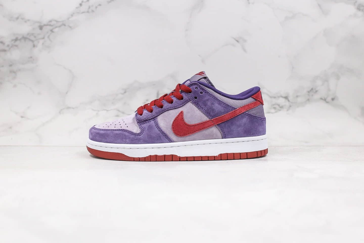 耐克Nike Dunk SB Low SP Plum纯原版本低帮DUNK板鞋树莓紫配色内置Zoom气垫原盒原标正确鞋面卡色 (ID:32518) - 图片1