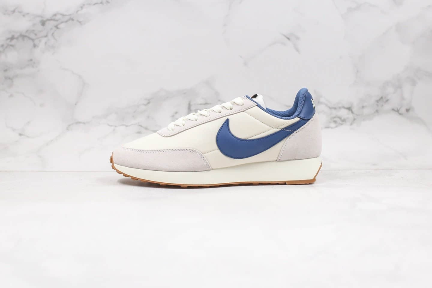耐克Nike Air Tailwind 79公司级版本华夫复古慢跑鞋米白蓝色内置Sole气垫正确鞋面材质 (ID:32532) - 图片1
