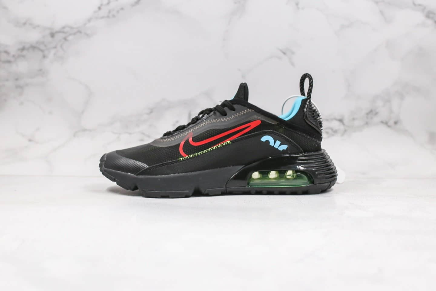 耐克Nike Air Vapormax 2090公司级版本太空大气垫王一博同款黑红色原厂气垫 (ID:32931) - 图片1