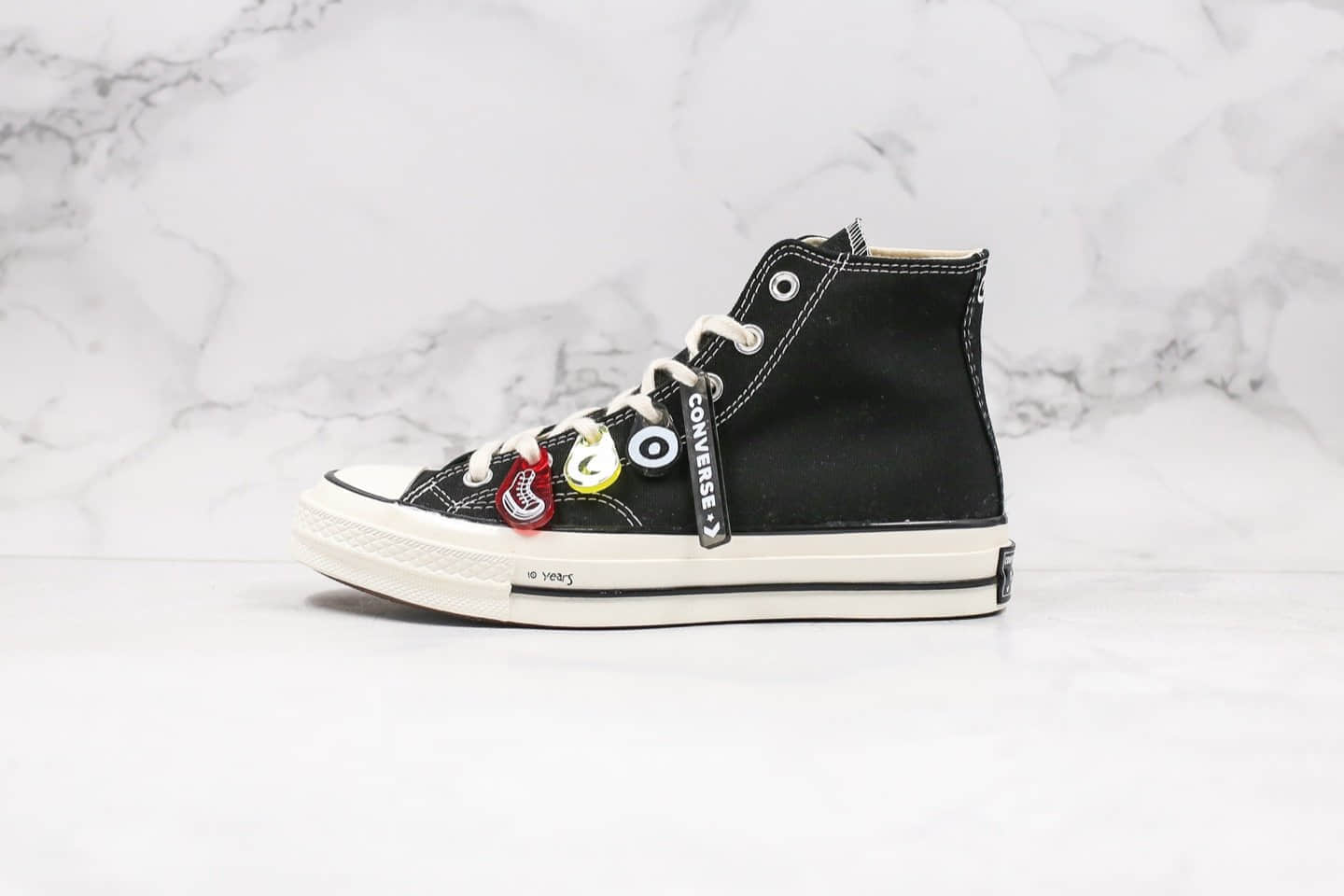 匡威Converse x 10 CorsoComo纯原版本联名款首尔十周年限定黑白配色原盒原标原厂硫化大底 (ID:32972) - 图片1