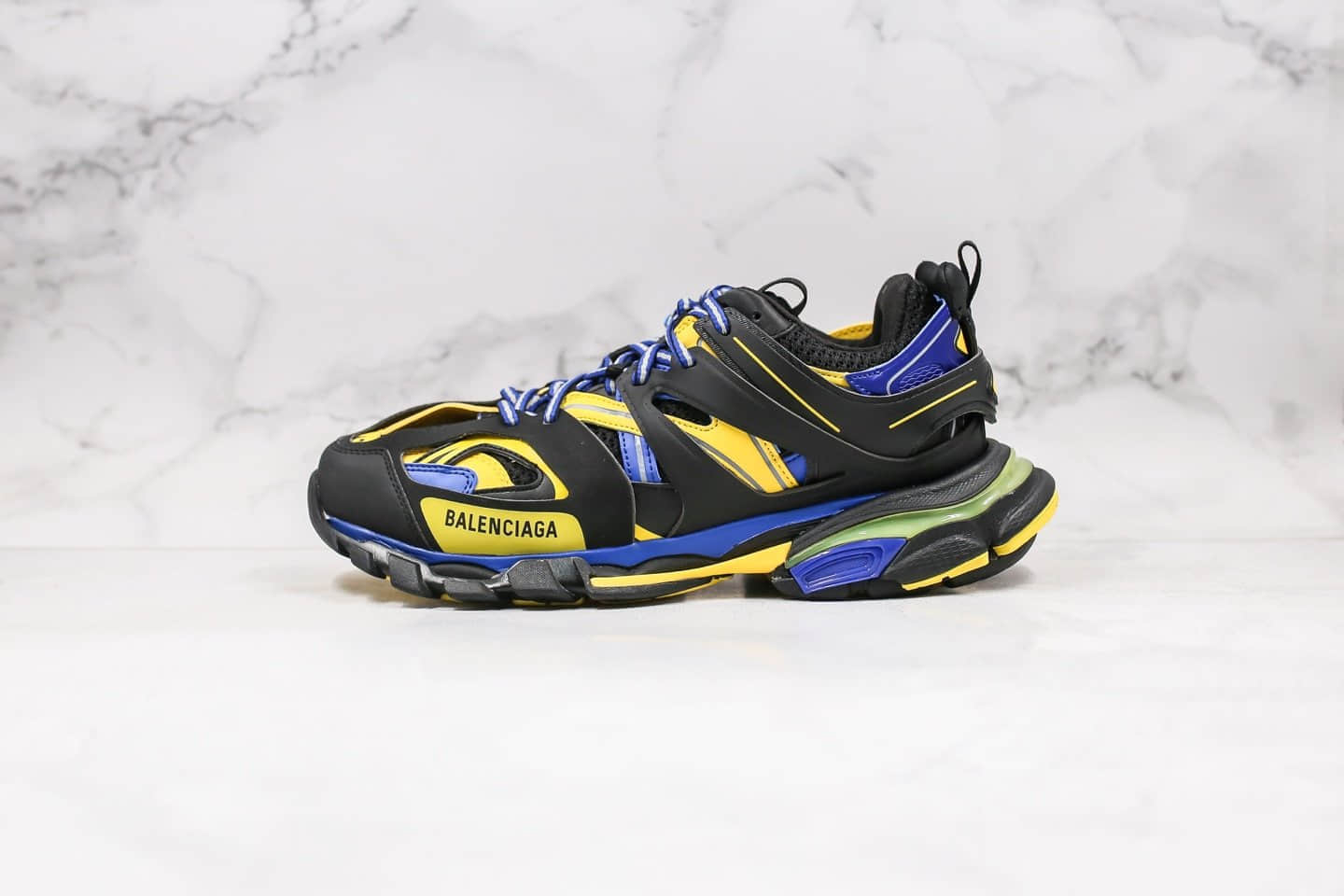 巴黎世家Balenciaga Track 3.0纯原版本复古老爹鞋黄蓝色原盒配件齐全正确LOGO (ID:33051) - 图片1