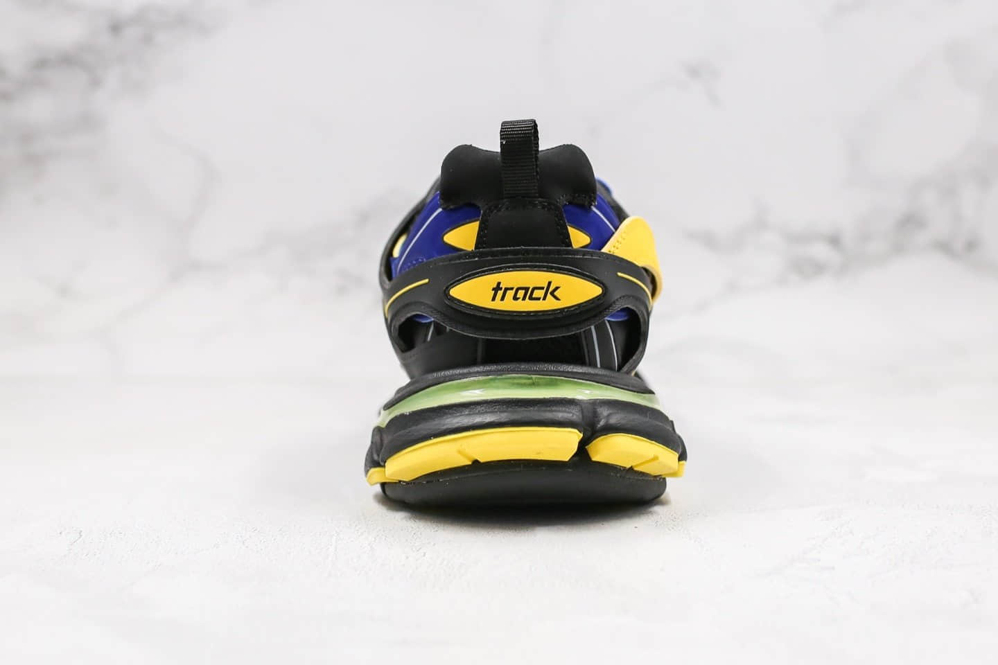 巴黎世家Balenciaga Track 3.0纯原版本复古老爹鞋黄蓝色原盒配件齐全正确LOGO