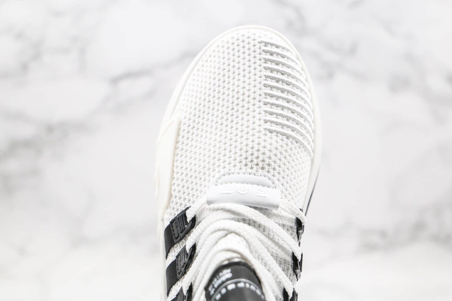 阿迪达斯Adidas EQT Basketball ADV纯原版本慢跑鞋EQT白黑色原盒原标原楦头纸板打造 货号:AQ1018