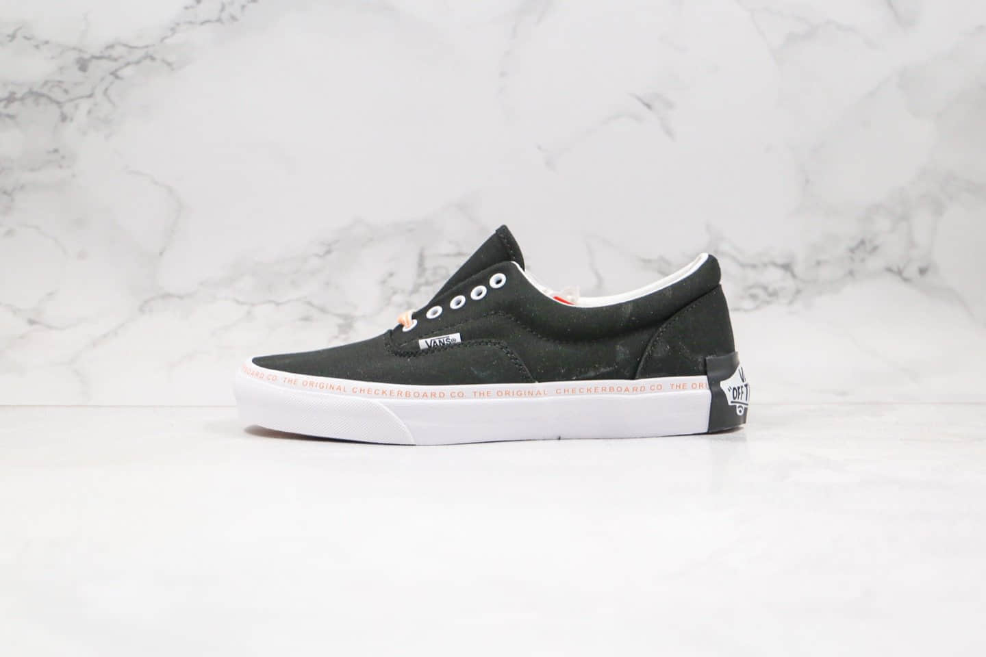 万斯VANS LOGO CHECK BOARD公司级版本安纳海姆低帮印花字母ERA新款原厂硫化大底区别市面通货版本 (ID:34039) - 图片1
