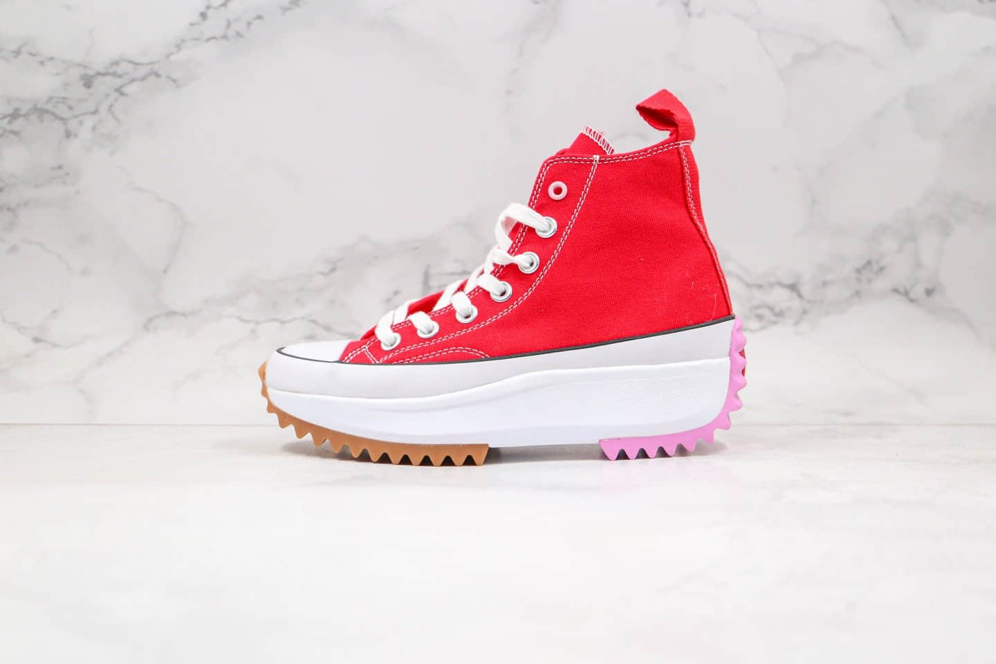 匡威J.W. Anderson x Converse chuck Run Star Hike1970s纯原版本厚底松糕锯齿鞋红色原盒配件原楦头纸板打造 (ID:34149) - 图片1