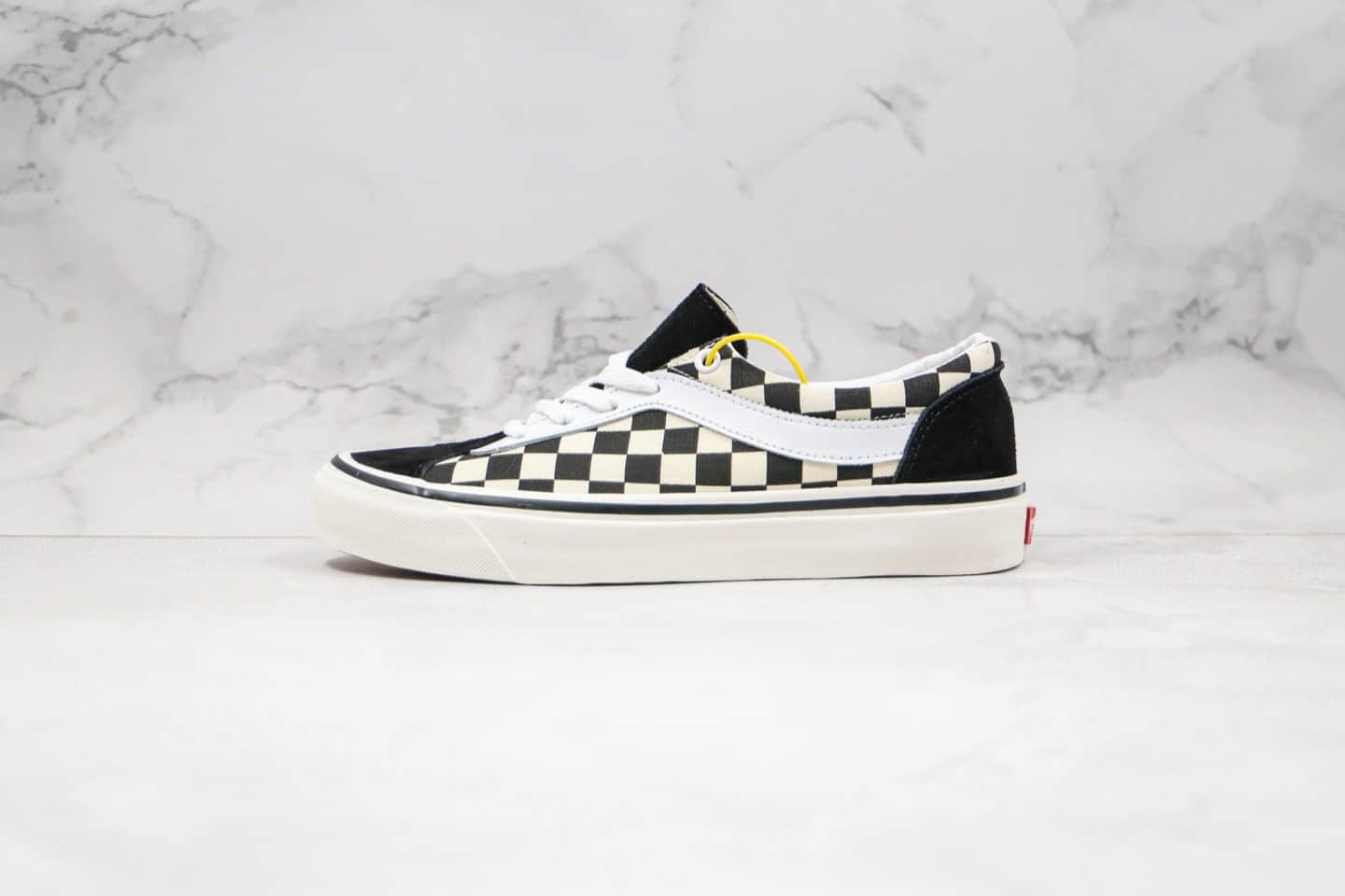 万斯Vans Checkerboard Bold N公司级版本低帮棋盘格黑白色经典硫化板鞋吴亦凡同款原盒原标 (ID:34314) - 图片1