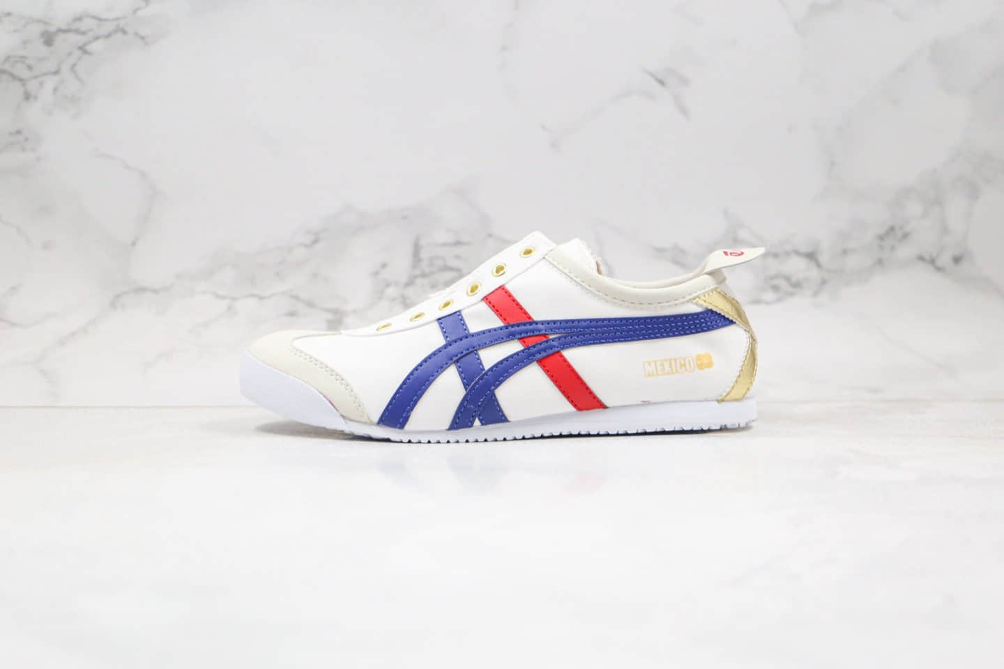 亚瑟士Asics OnitsukaTiger公司级版本鬼冢虎66周年限定一脚蹬帆布鞋原盒配件带四联吊牌 (ID:34335) - 图片1