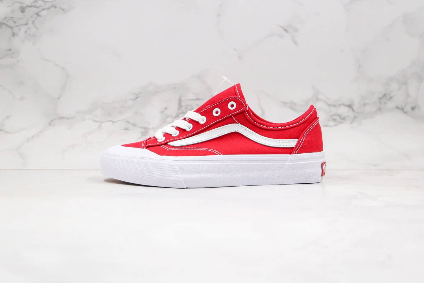 万斯Vans Style 36 Decon Sf纯原版本低帮半月包头杀人鲸大红色硫化板鞋原厂硫化大底内置钢印 (ID:34349) - 图片1
