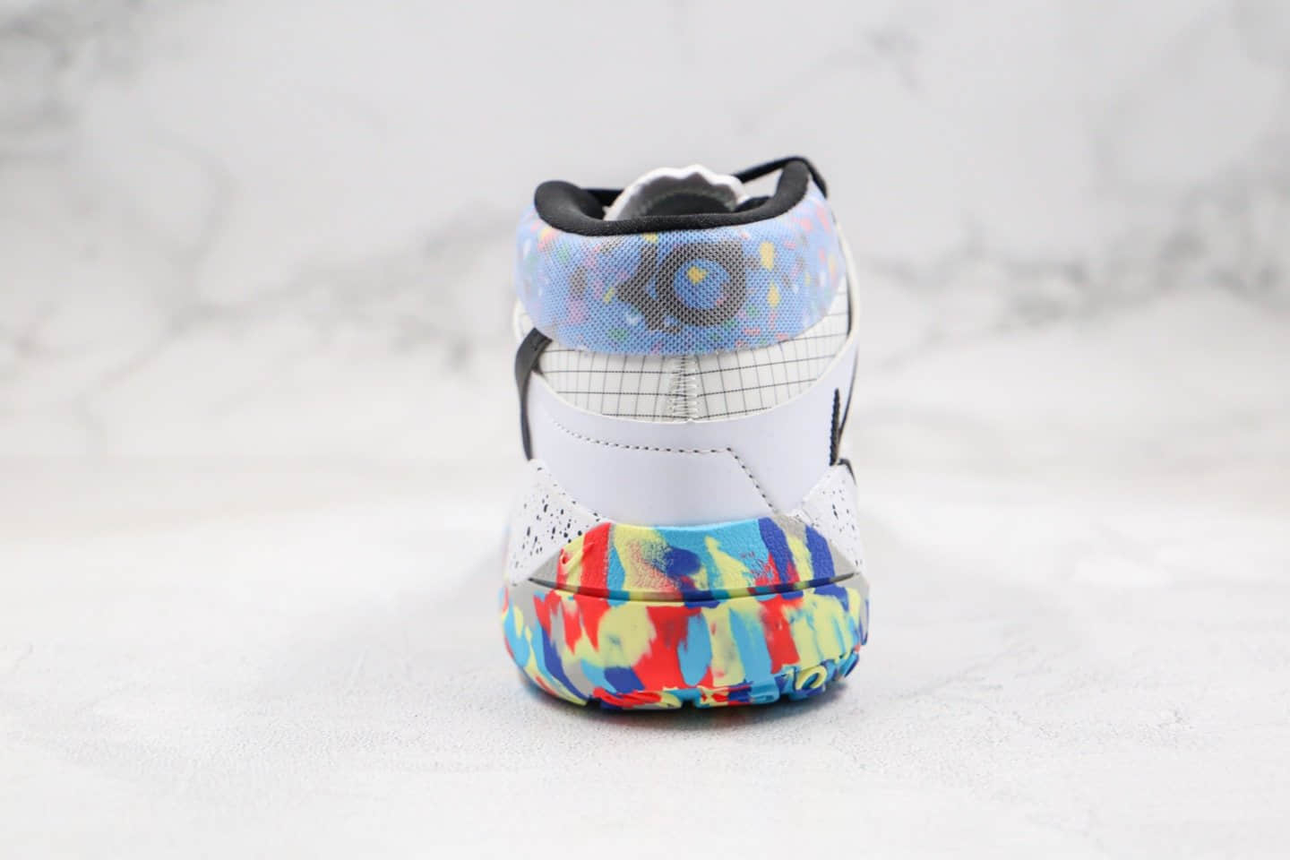 耐克Nike KD13 EP纯原版本杜兰特13代篮球鞋白彩虹配色内置气垫支持实战 货号:CI9949-001