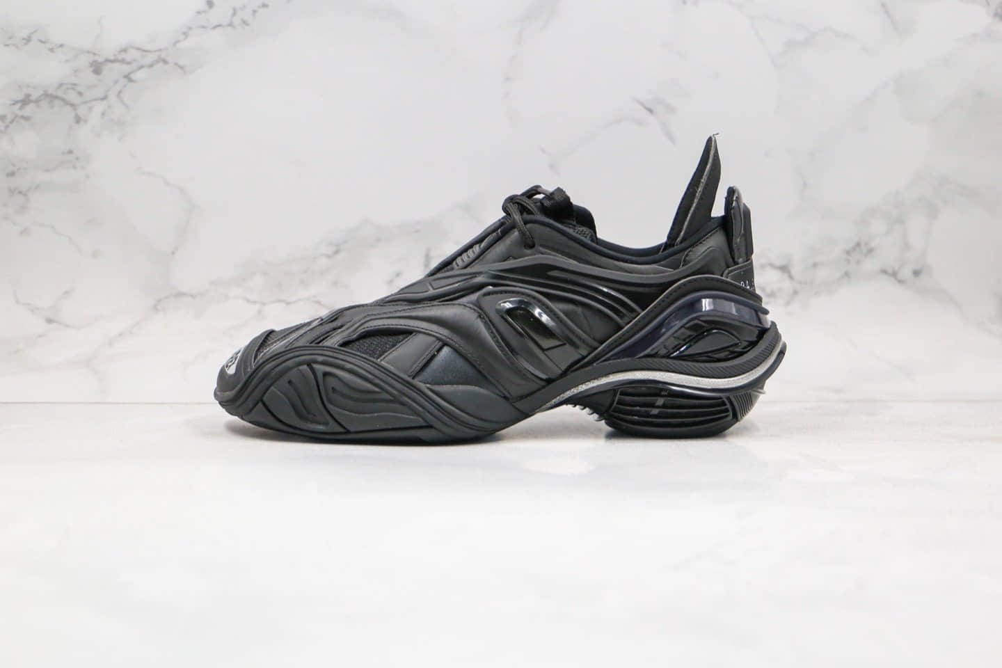 巴黎世家Balenciaga tyrex Sneaker Bicol Or Rubber Mesh Not Wash Black纯原版本复古老爹鞋第五代黑色原鞋开模正确细节全网首家实拍 (ID:35208) - 图片1