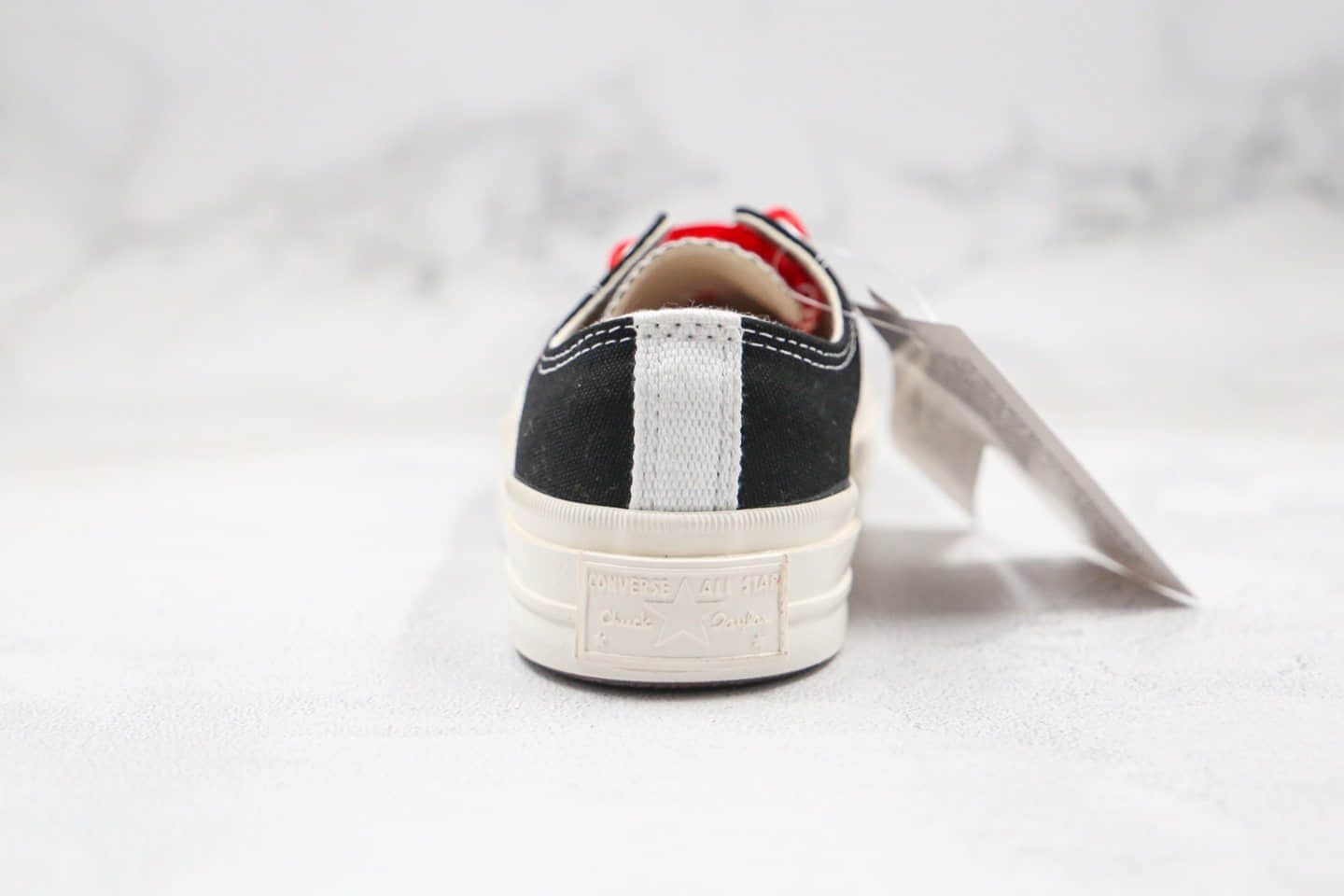 匡威Converse x 敏感内容G PLAY X CHANEL公司级版本香奈儿联名款低帮川久保玲黑白红爱心原厂硫化大底