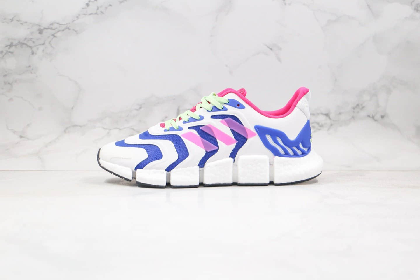 阿迪达斯adidas Climacool纯原版本清风毛毛虫爆米花跑鞋白紫色内置爆米花缓震大底原盒原标 (ID:35988) - 图片1