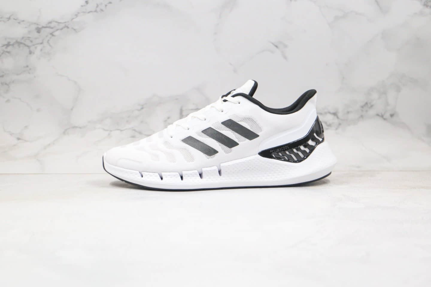 阿迪达斯Adidas Climacool纯原版本清风系列甲壳虫白黑色正确缓震科技原盒原标 货号:FW1221