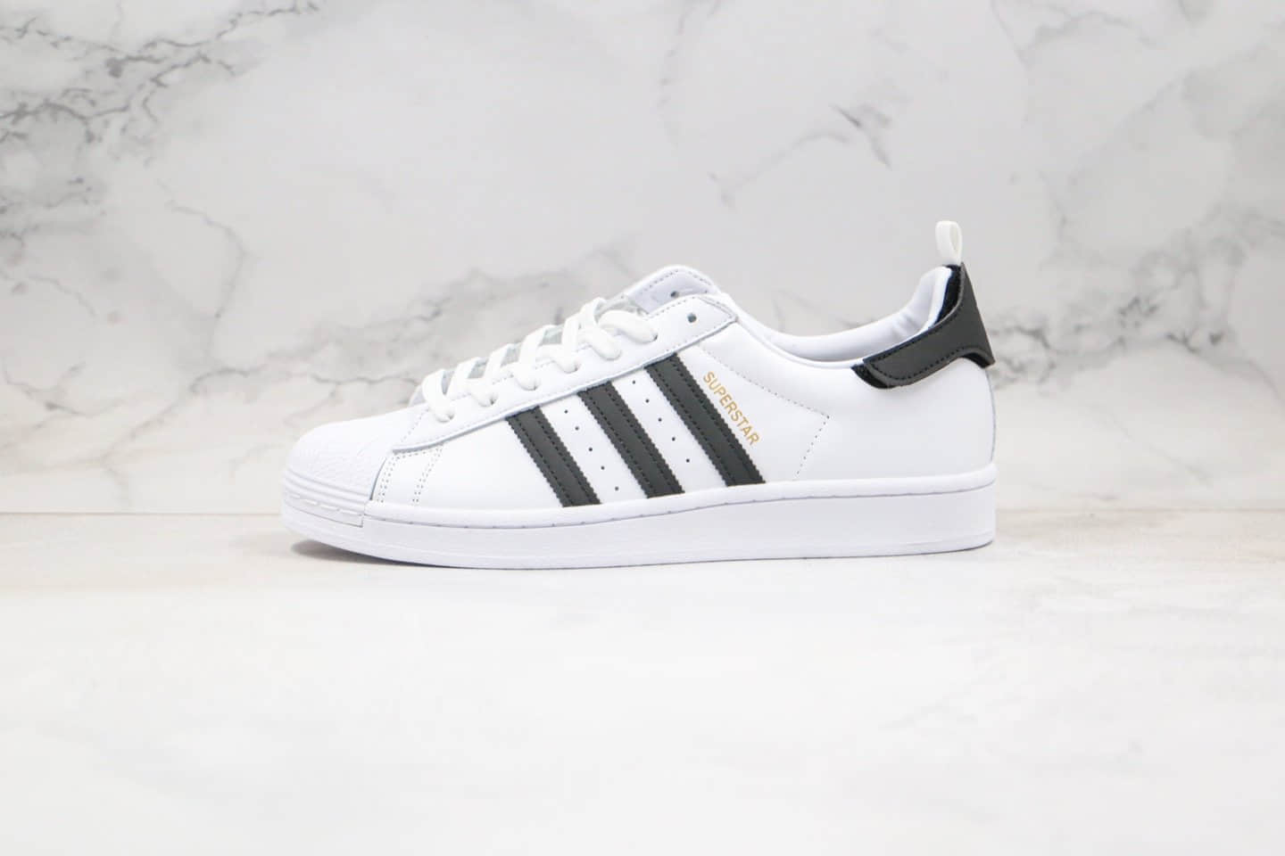 阿迪达斯adidas Originals Superstar纯原版本三叶草东京大阪限定魔术贴贝壳头黑白色板鞋原盒原标 (ID:36719) - 图片1