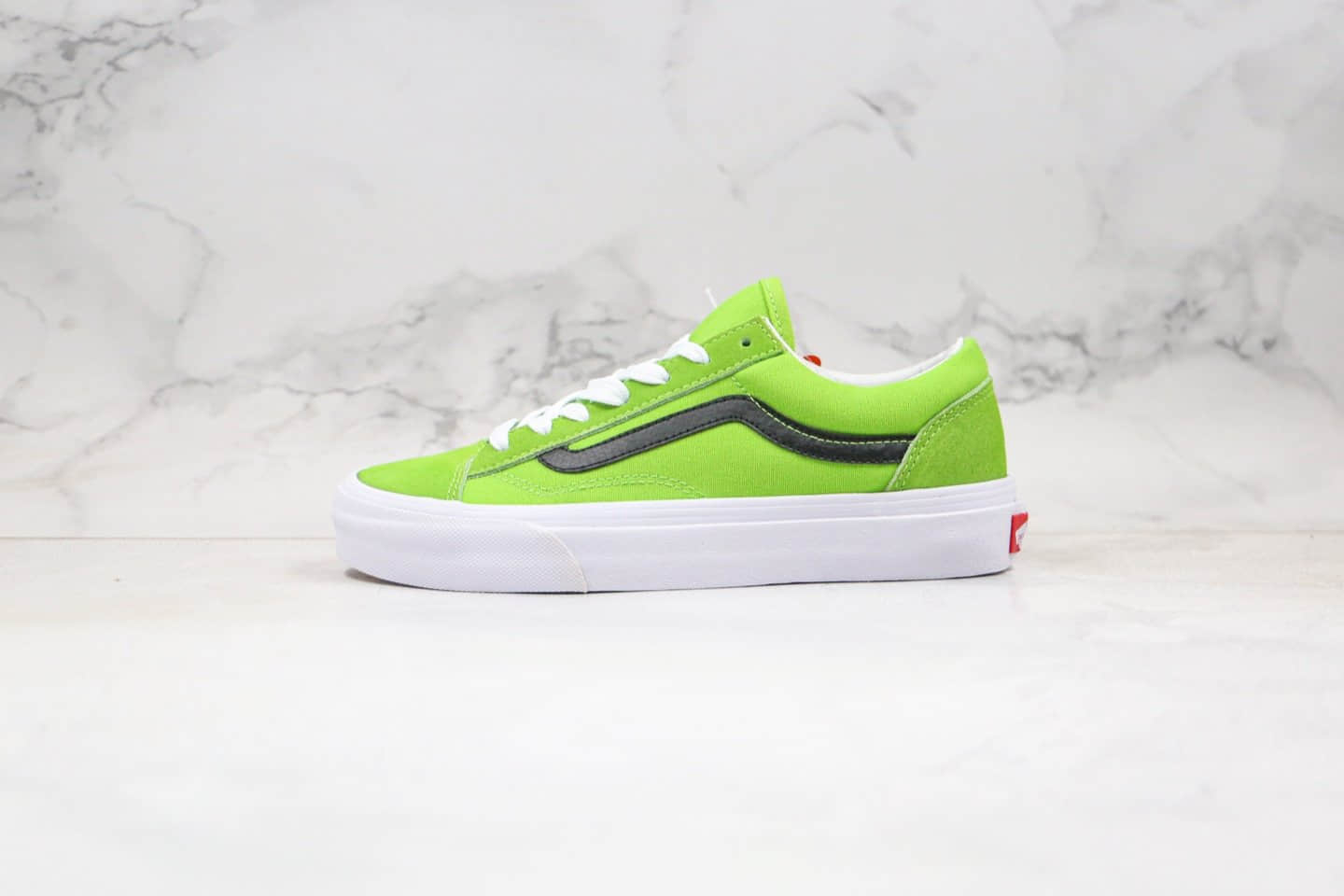 万斯Vans Style 36公司级版本低帮小头权志龙同款青苹果绿色原盒原标内置钢印 (ID:36806) - 图片1