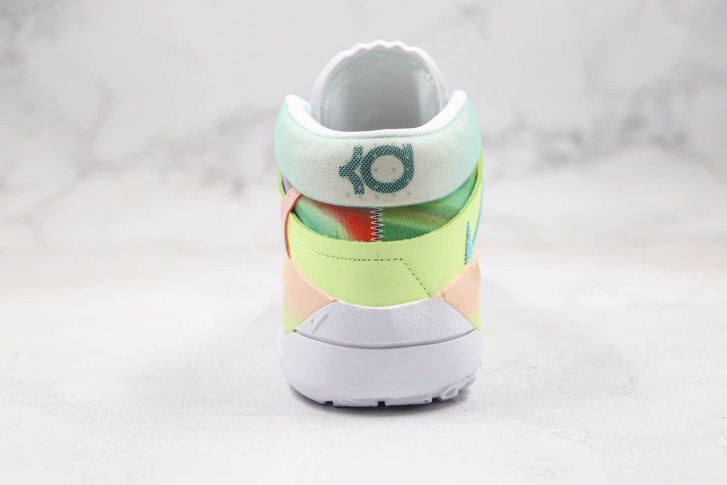 耐克Nike KD 13 Chill纯原版本杜兰特13代篮球鞋渐变绿粉色田园风扎染糖果色内置气垫支持实战 货号:CI9948-602