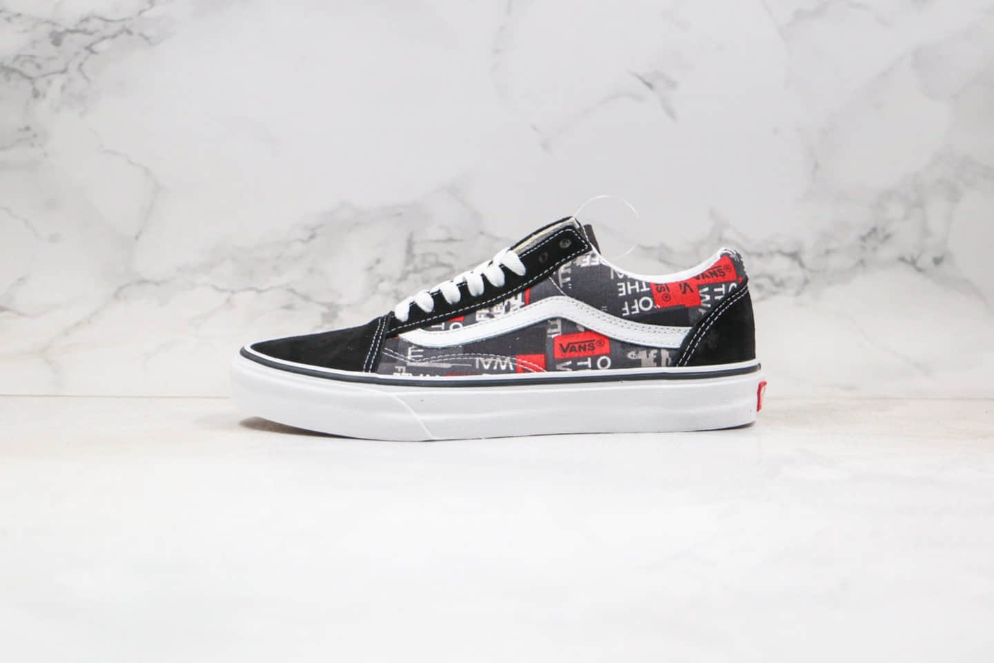 万斯VANS OLD SKOOL公司级版本低帮硫化板鞋印花涂鸦王子来犯原盒原标原厂硫化大底 (ID:36917) - 图片1