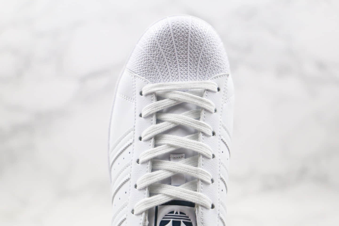 阿迪达斯Adidas Originals Superstar纯原版本三叶草金标贝壳头白藏蓝色原盒原标原档案数据开发 货号:FX4280