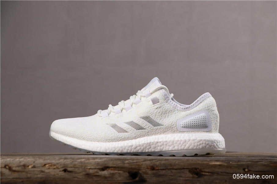 Adidas Pure Boost S.E UB阿迪达斯三方联名“电光水母”荧光纯白公司级 (ID:3696) - 图片1