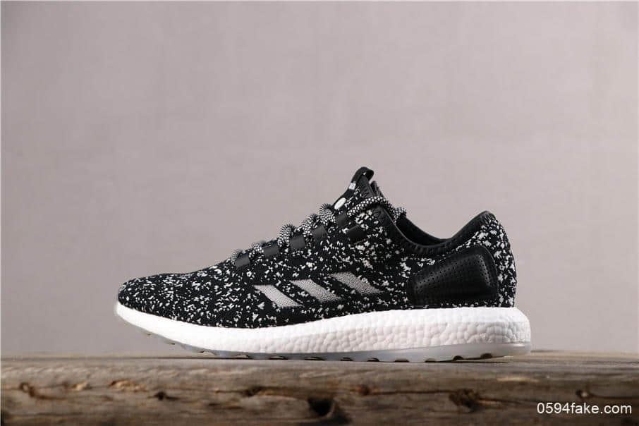 Adidas Pure Boost S.E UB阿迪达斯荧光纯黑公司级爆米花中底舒适脚感 (ID:3705) - 图片1