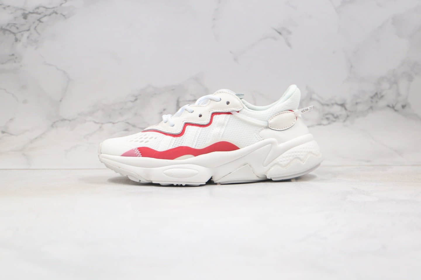 阿迪达斯adidas Ozweego adiprene公司级版本复古水管老爹鞋白红色正确原楦楦原纸版开发 (ID:37086) - 图片1