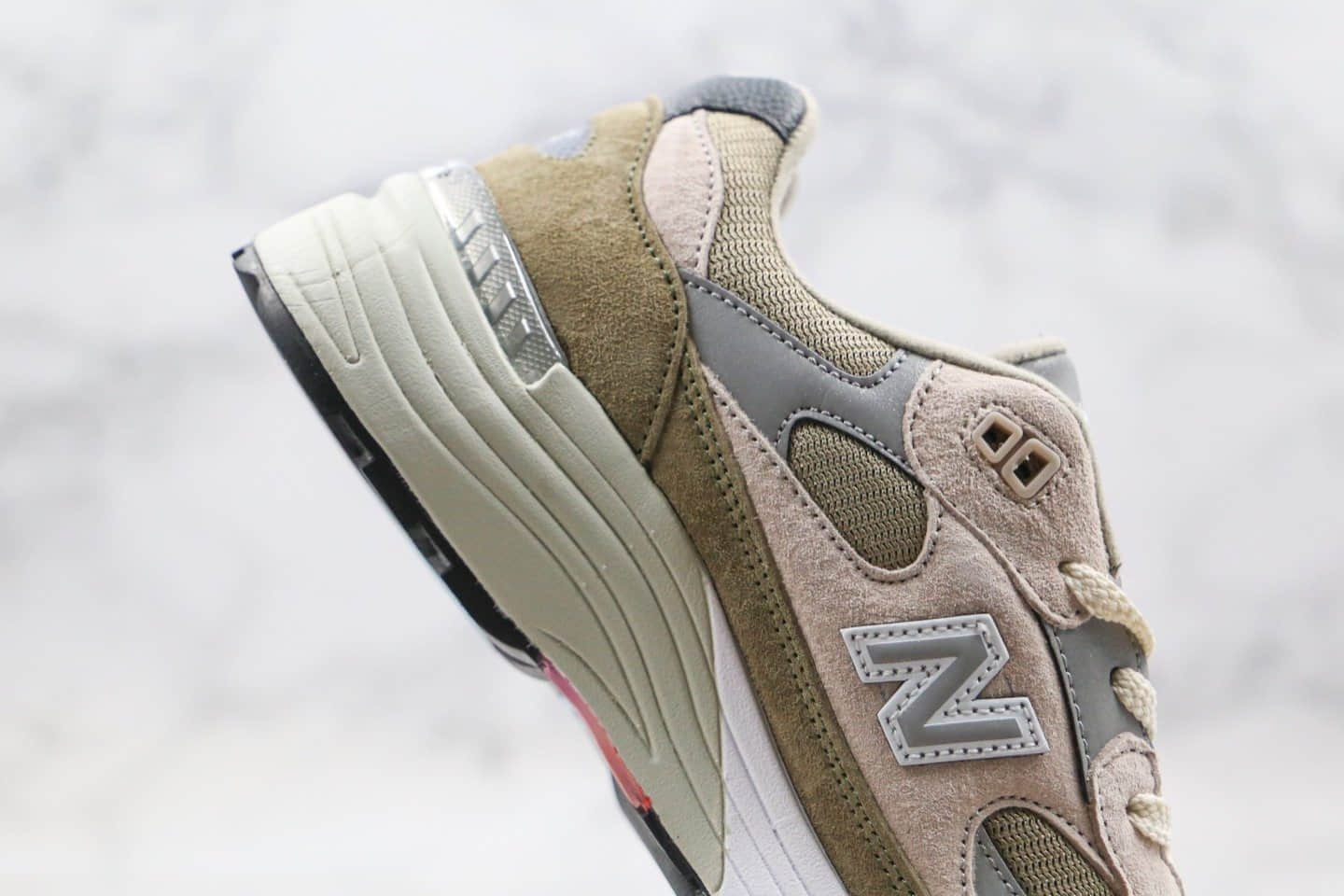 新百伦New Balance Made in USA M992纯原版本美产系列慢跑鞋卡其色原盒配件原楦头纸板打造 货号:W992WT