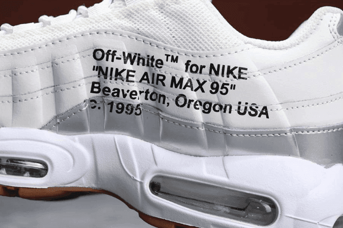 Nike Air Max 95 OG白银 耐克THE10公司级子弹95复古运动鞋 货号:609048-109