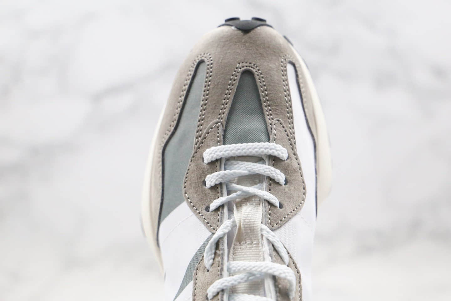 新百伦New Balance 327纯原版本复古慢跑鞋灰绿色原盒原标高清洁度鞋面 货号:WS327LAB