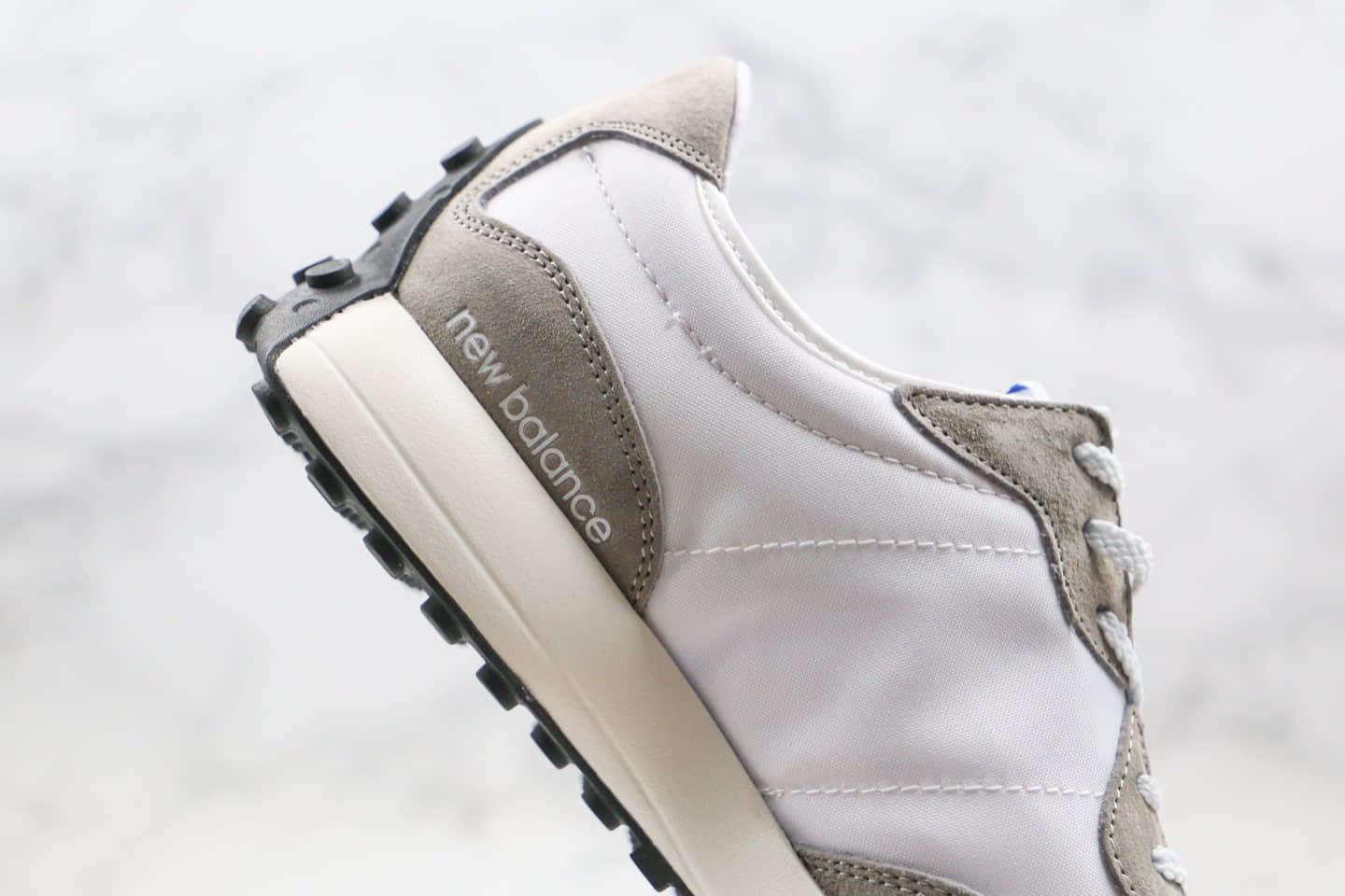 新百伦New Balance 327纯原版本复古慢跑鞋灰绿色原盒原标高清洁度鞋面 货号:WS327LAB