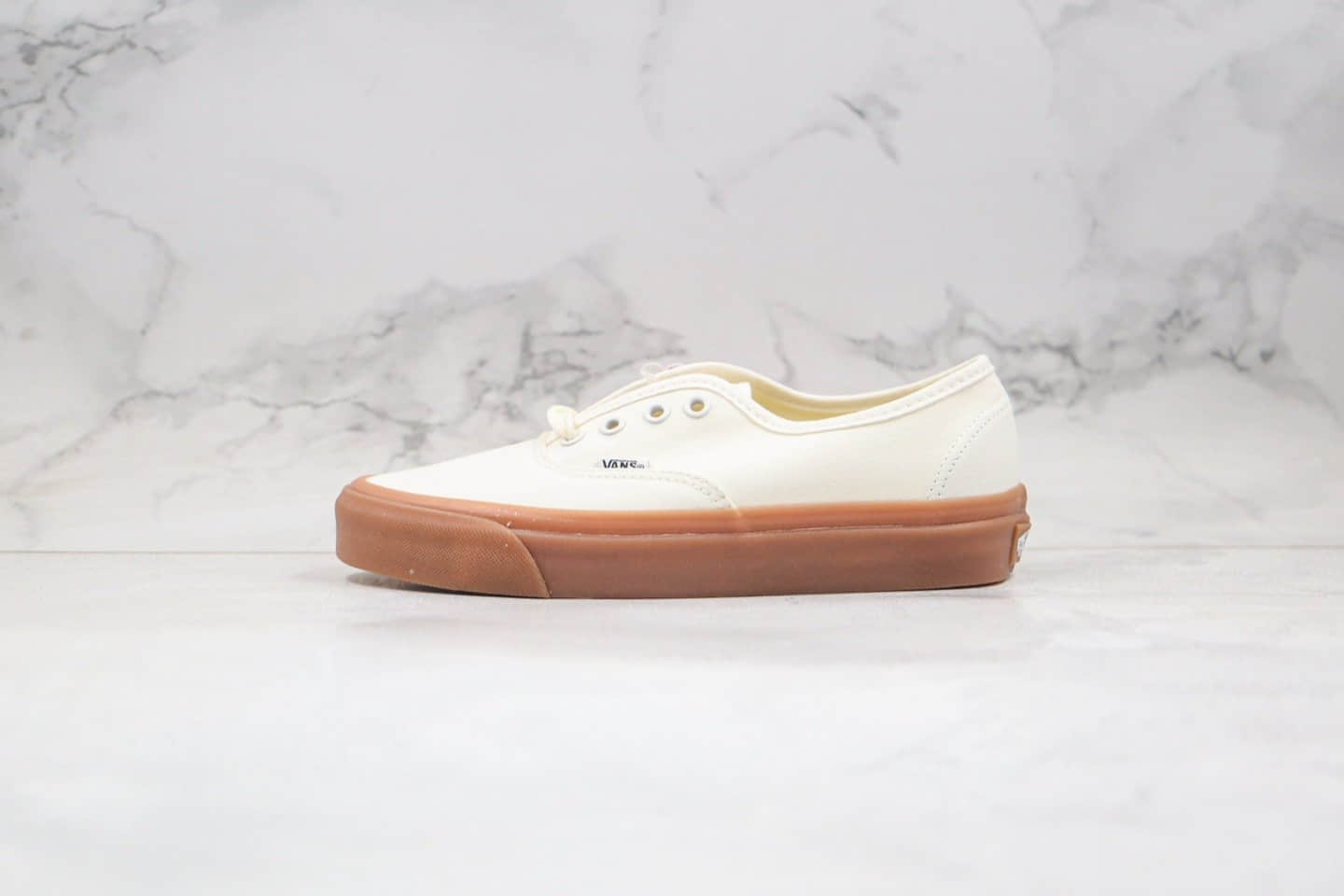 万斯Vans authentic公司级版本安纳海姆生胶帆布奶油色原厂硫化大底原盒原标 (ID:37426) - 图片1