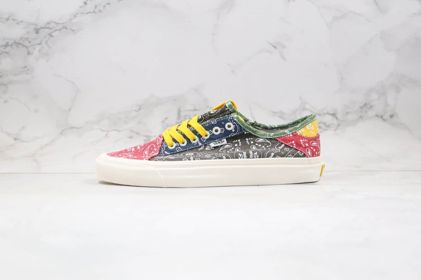 万斯Vans Paisley x Rhude公司级版本联名款腰果花系列配色原厂硫化大底原楦头纸板打造 (ID:37655) - 图片1