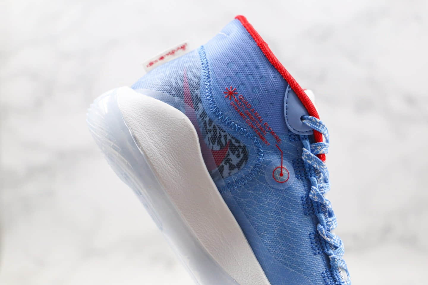 耐克Nike Zoom KD12 EP SJX纯原版本杜兰特12代篮球鞋宝蓝色内置双层Zoom气垫支持实战 货号：敏感内容4979-900