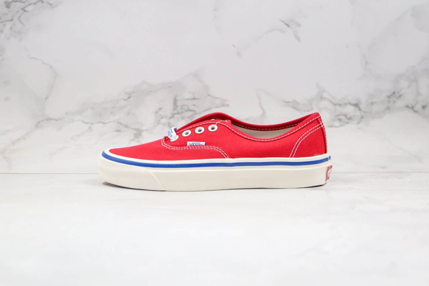 万斯Vans AUTHENTIC公司级版本安纳海姆红色低帮帆布鞋原楦头纸板打造原盒原标 (ID:37889) - 图片1
