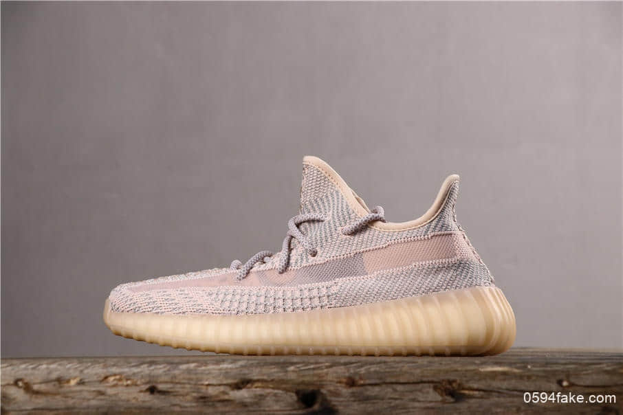adidas Yeezy 350 Boost V2 Synth阿迪达斯OG纯原版本灰粉天使3M反光鞋带巴斯夫原厂爆米花大底 (ID:3833) - 图片1
