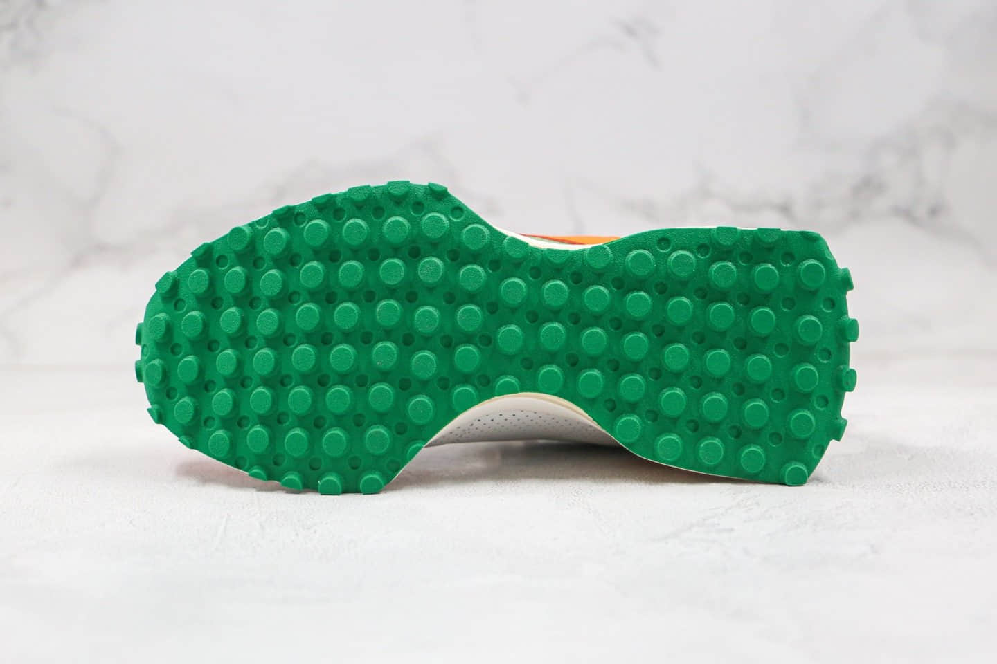 新百伦New Balance 327纯原版本皮面橙白绿色NB327复古慢跑鞋原盒原标 货号:WS327CBB