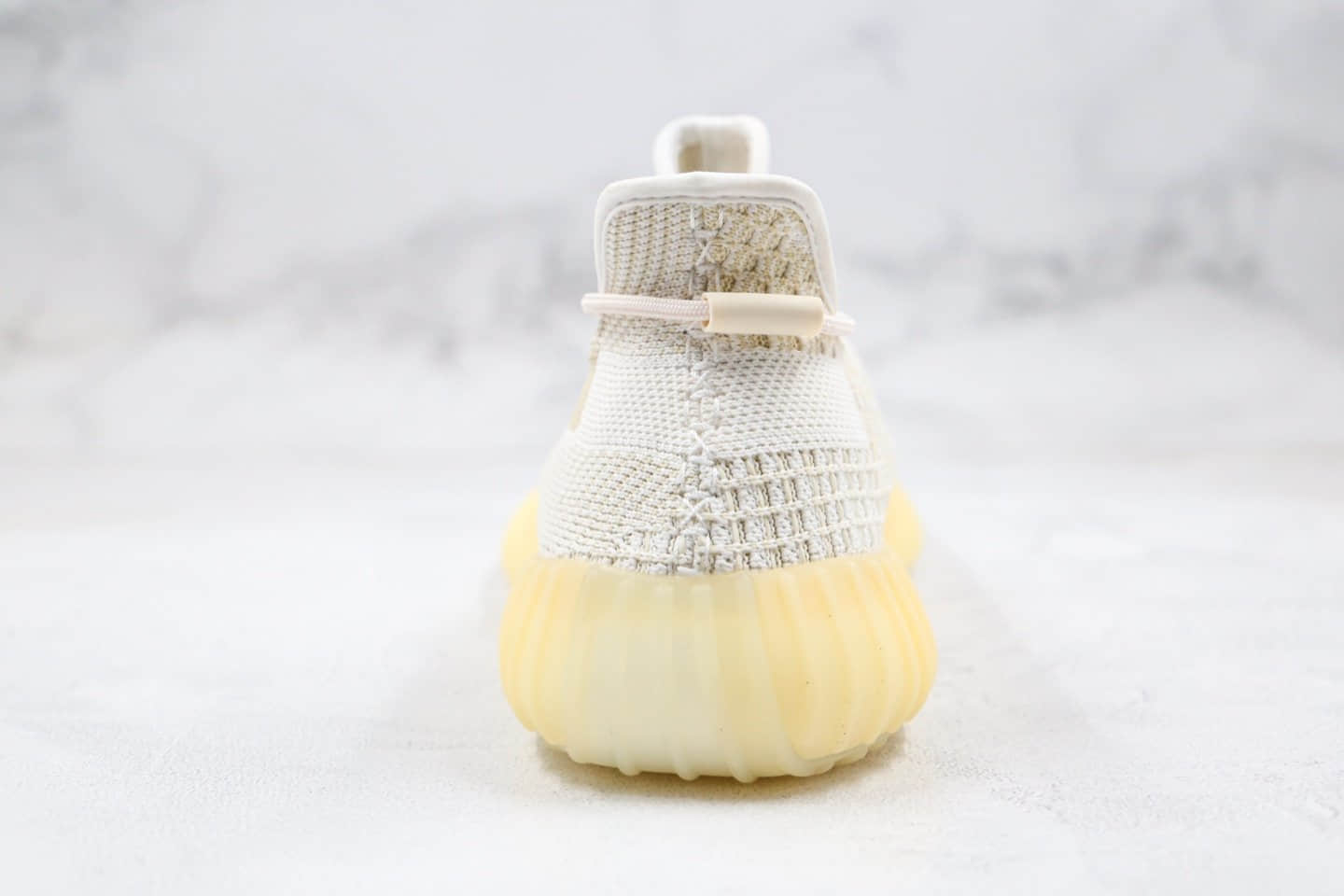 阿迪达斯Adidas Yeezy 350 V2 “Abez”公司级版本椰子350V2新氧化天使奶油淡敏感内容原织面 货号：FZ5246