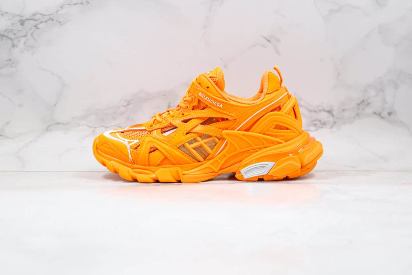 巴黎世家Balenciaga Track 4.0纯原版本复古老爹鞋四代橙色原盒配件齐全 (ID:39579) - 图片1