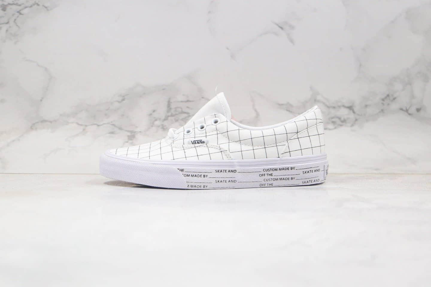 万斯VANS ERA U-COLOR公司级版本低帮涂涂画画系列填空题颜料涂鸦安娜海姆帆布鞋 (ID:39603) - 图片1