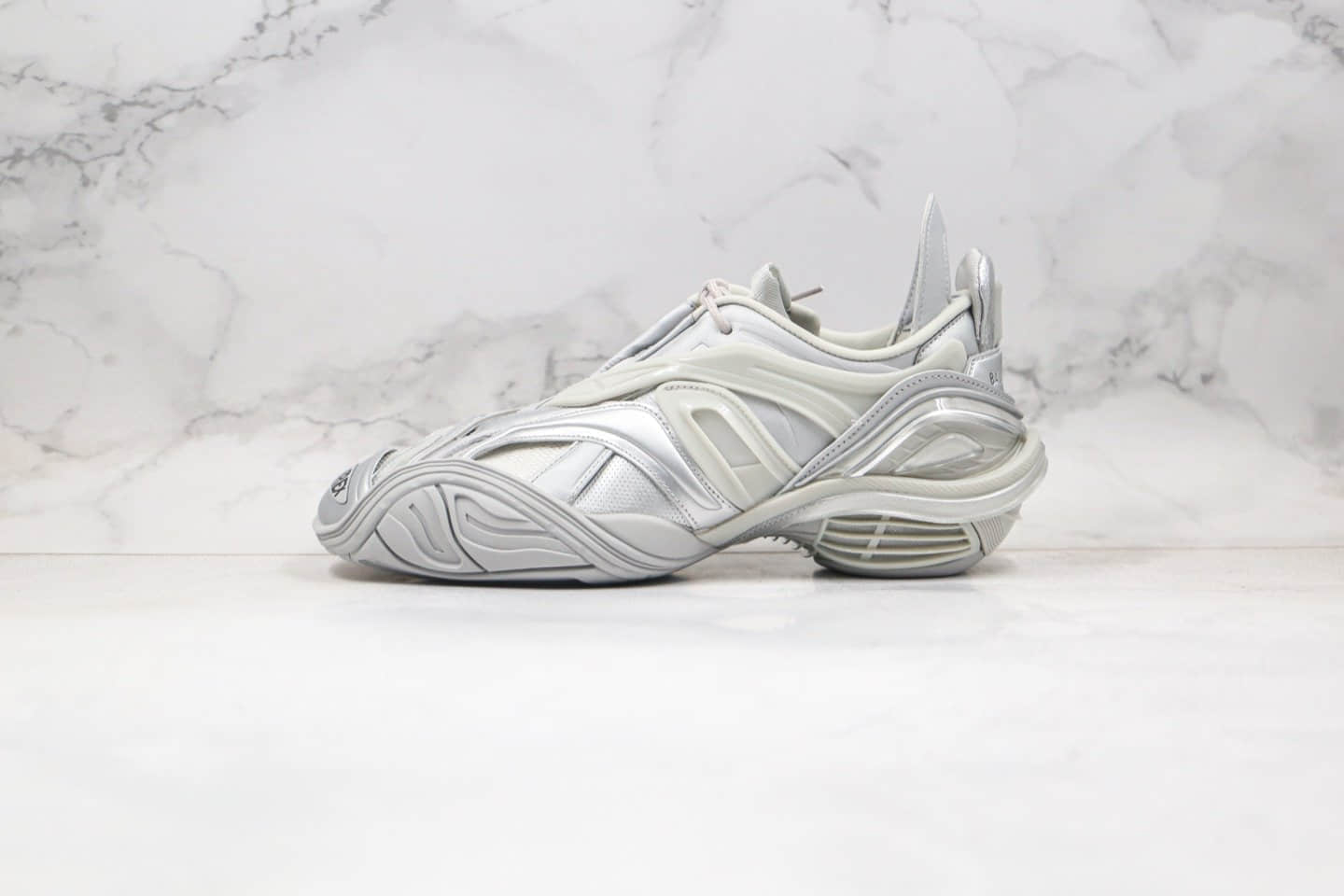 巴黎世家Balenciaga tyrex Sneaker Bicol Or Rubber Mesh Not Wash Black纯原版本复古老爹鞋5.0系列银色原档案数据开发原盒配件齐全 (ID:39860) - 图片1