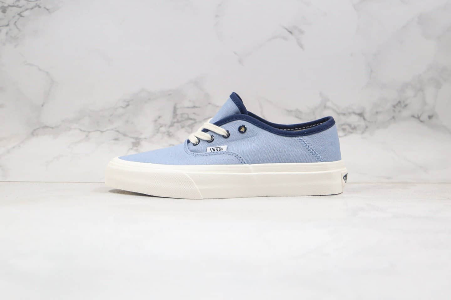 万斯Vans Pilgrim Surf + Supply公司级版本安娜海姆环保配色滨海蓝色低帮硫化板鞋原盒原标原楦头纸板打造 (ID:39955) - 图片1