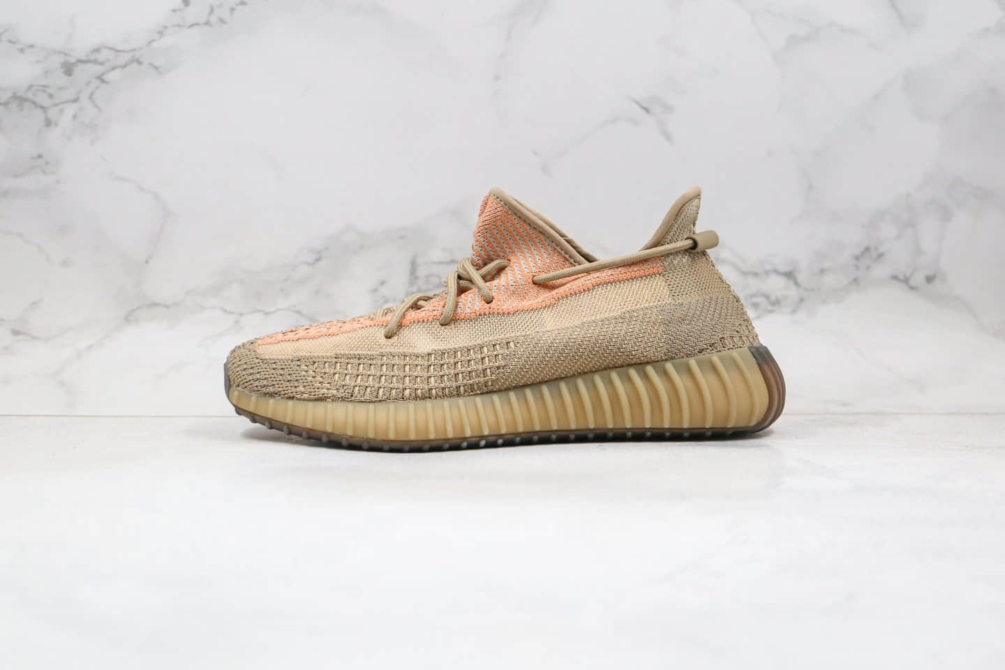 阿迪达斯adidas Yeezy Boost 350 V2公司级版本椰子350V2咖啡橙色满天星配色内置真爆米花缓震大底 (ID:39987) - 图片1