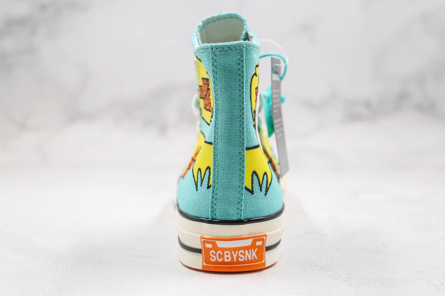 匡威Converse x Scooby-Doo Chuck 1970s公司级版本史酷比联名高帮帆布鞋蓝敏感内容原盒原吊牌 货号:169072C