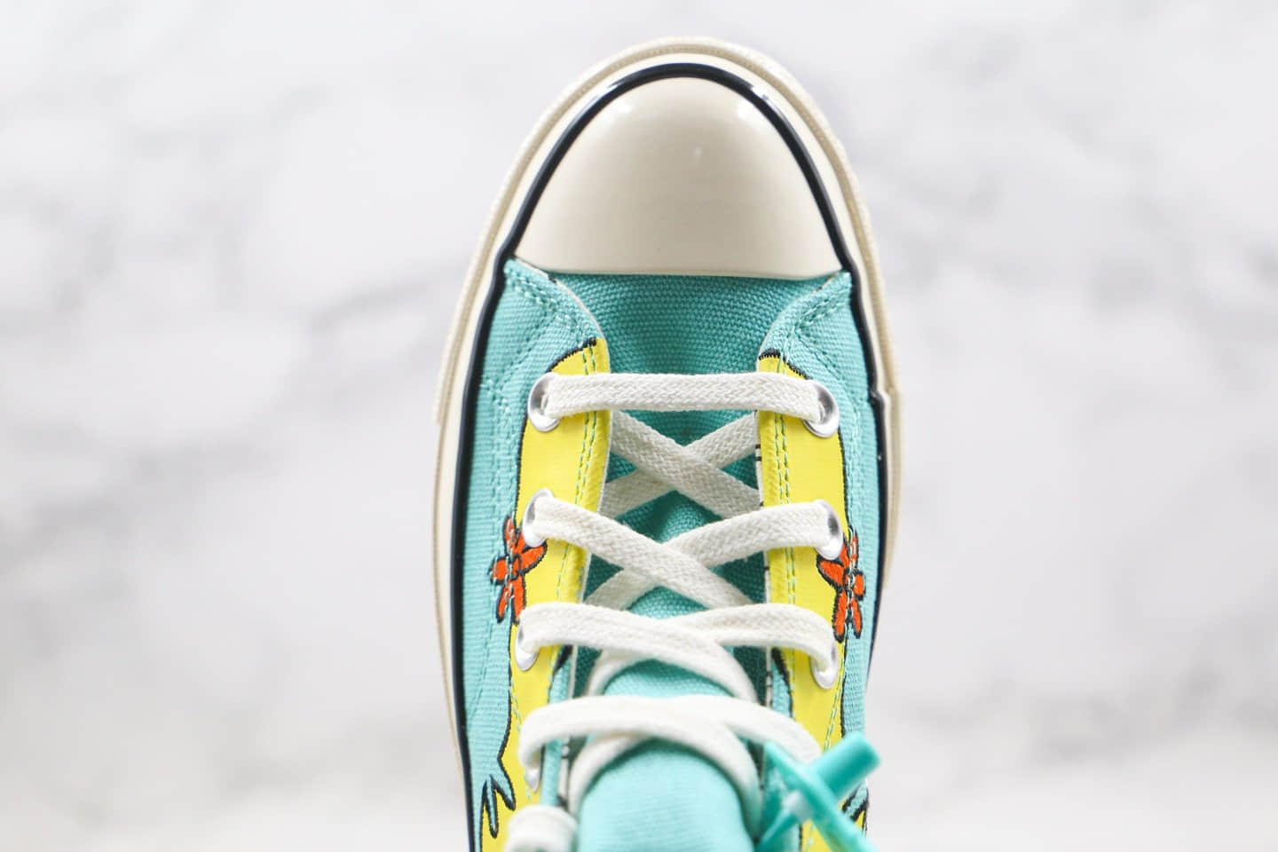 匡威Converse x Scooby-Doo Chuck 1970s公司级版本史酷比联名高帮帆布鞋蓝敏感内容原盒原吊牌 货号:169072C