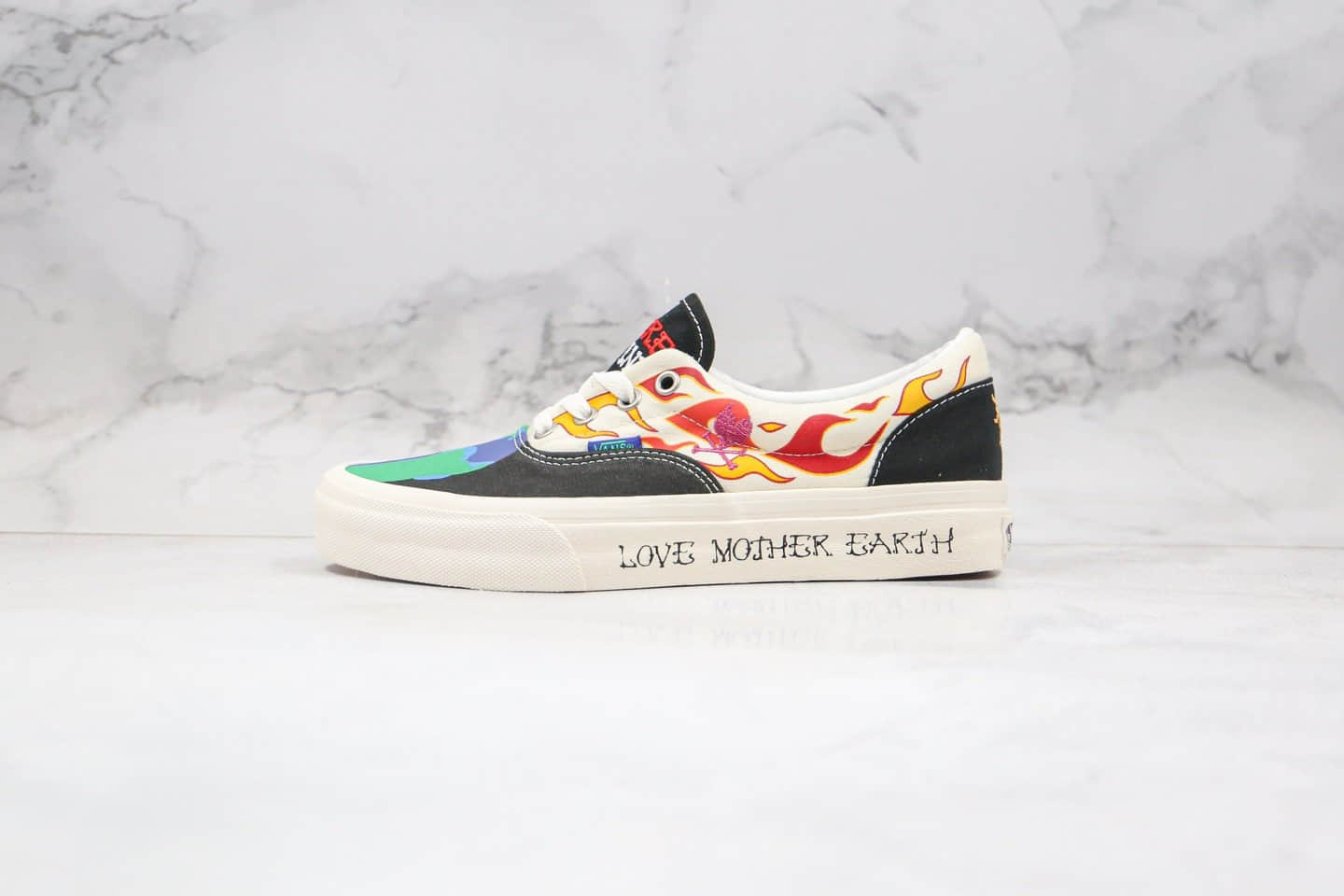 万斯Vans Spirit Era公司级版本保护地球涂鸦玫瑰原厂硫化大底 (ID:40652) - 图片1