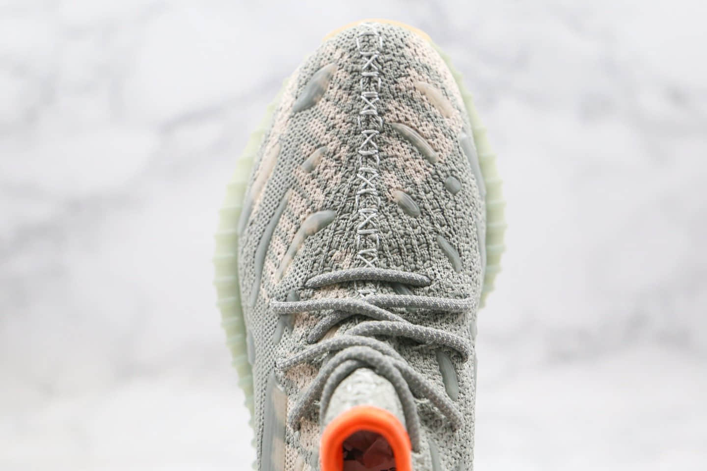 阿迪达斯adidas Yeezy 350 V3 white water drop公司级版本水滴夜光系列哈密瓜绿真巴斯夫爆米花大底 货号:FC9216