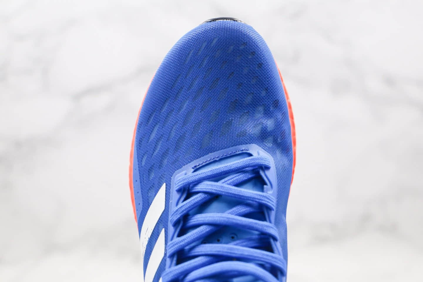 阿迪达斯Adidas Ultra Boost PB纯原版本爆米花跑鞋UB6.0蓝橙色内置真爆米花缓震大底 货号:EF0893