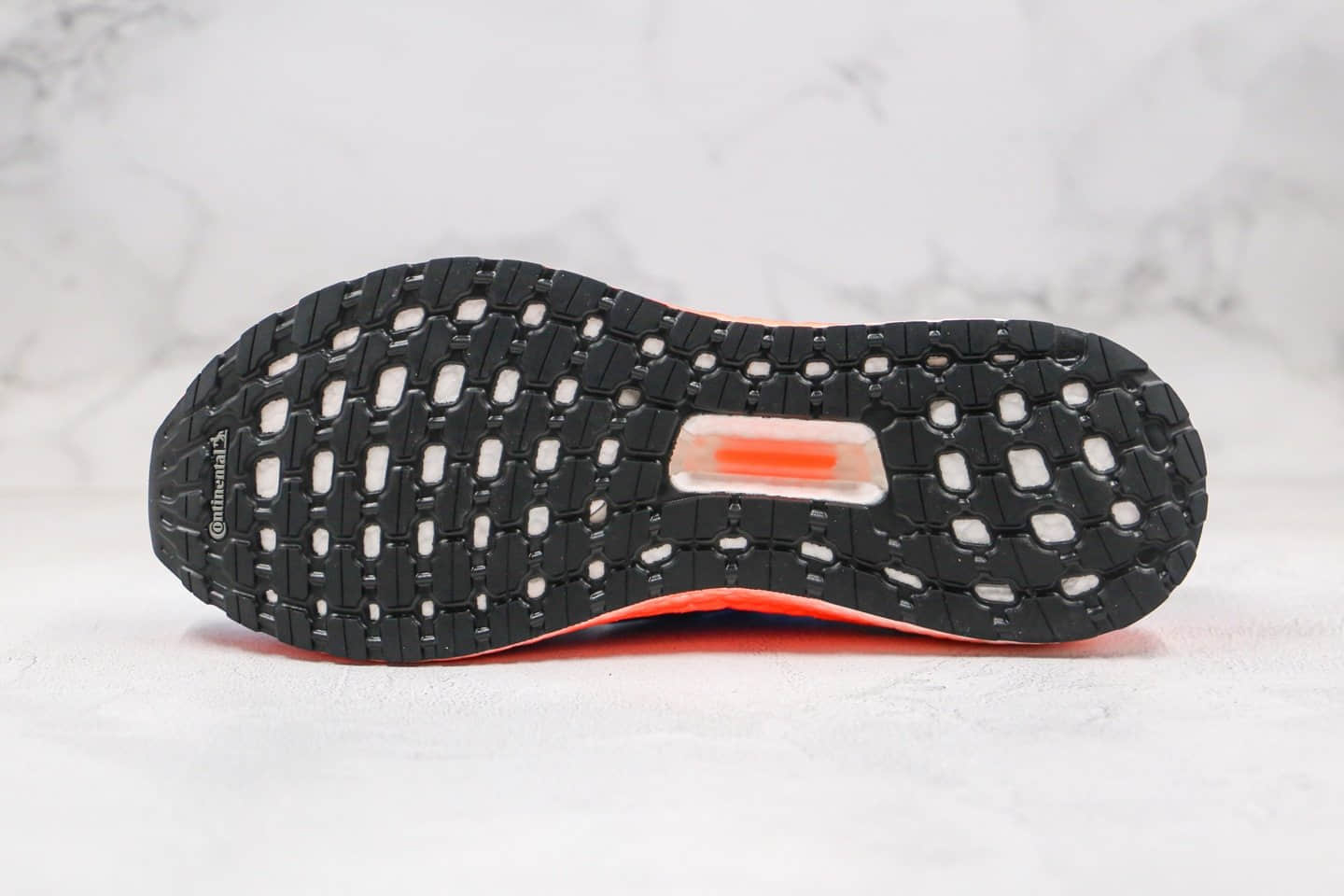 阿迪达斯Adidas Ultra Boost PB纯原版本爆米花跑鞋UB6.0蓝橙色内置真爆米花缓震大底 货号:EF0893