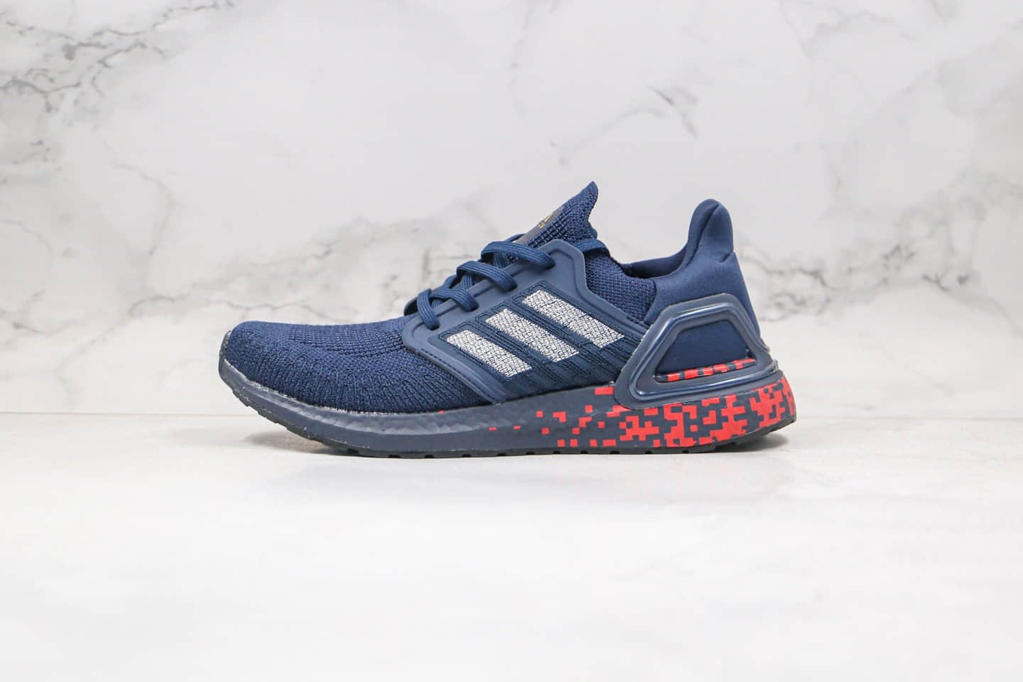 阿迪达斯Adidas Ultra Boost PB纯原版本爆米花跑鞋UB6.0蓝红色原档案数据开发 (ID:41329) - 图片1