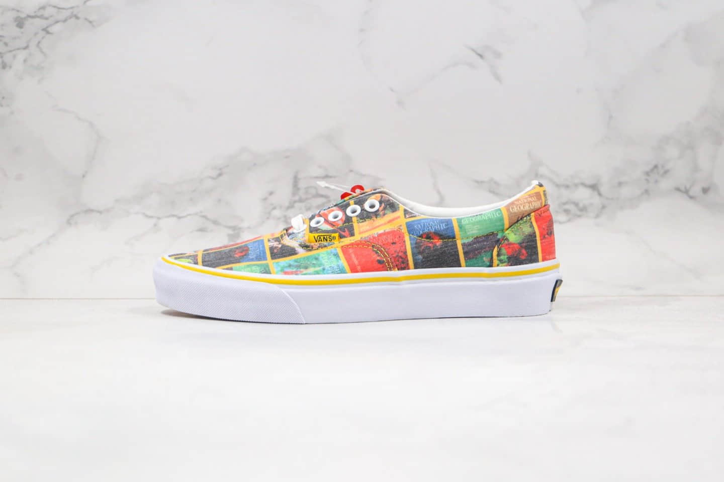 万斯Vans Era x National Geographic公司级版本国家地理联名款彩色杂志封面印花配色原楦头纸板打造 (ID:41920) - 图片1