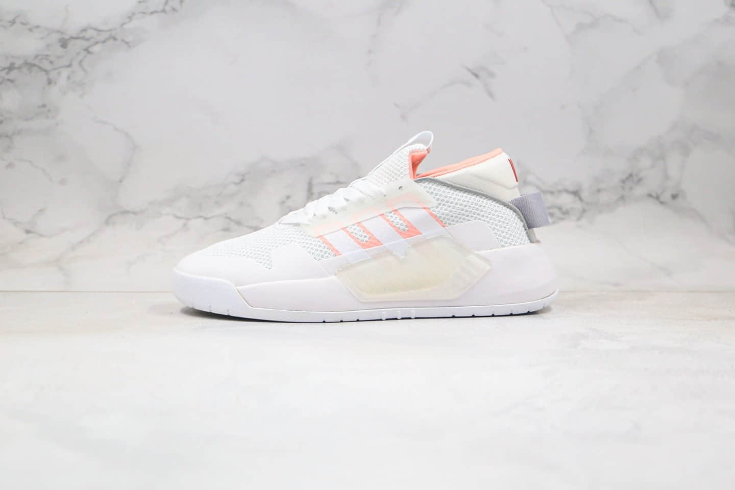 阿迪达斯Adidas neo PLAY9TIS 2.0纯原版本高帮NEO三条纹白橙色原档案数据开发 (ID:42504) - 图片1